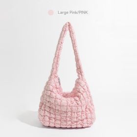 Stylish Shoulder Handbag For Women (Option: Large pink)