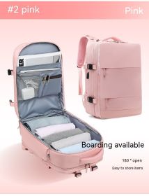 Large Capacity Multifunctional Travel Waterproof Mummy Backpack (Option: 2210 Pink)