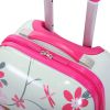 2 PCS Kids Luggage Set, 12" Backpack and 16" Spinner Case with 4 Universal Wheels, Travel Suitcase for Boys Girls