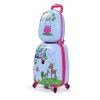 2 PCS Kids Luggage Set, 12" Backpack and 16" Spinner Case with 4 Universal Wheels, Travel Suitcase for Boys Girls