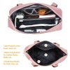 35L Shoulder Travel Duffle Bag Folding Carry On Overnight Weekender Bag with Luggage Sleeve Waterproof Expandable Gym Tote Bag