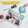 Chenille Letter Clear Bag Purse Multi-purpose Transparent Waterproof Stuff Makeup Tote Bag;  2 Pack Stuff Pouch Varsity Letter Cosmetic Bag;  Toiletry