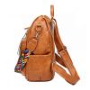 Vintage Women Girls Backpack PU Leather Travel School Bag Shoulder Handbag Purse
