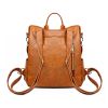 Vintage Women Girls Backpack PU Leather Travel School Bag Shoulder Handbag Purse