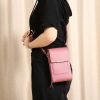 Women Bags Touch Screen Mobile Phone Bag Leather Wallets Handbag Mini Strap Crossbody Shoulder Bag Small Purse Bag Bolsas