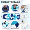 Inflatable Stand Up Paddle Board for Adults with Paddleboard Accessories;  Sup Paddle;  Double Action Hand Pump;  Travel Backpack;  Leash;  Blow Up Su