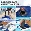 Inflatable Stand Up Paddle Board for Adults with Paddleboard Accessories;  Sup Paddle;  Double Action Hand Pump;  Travel Backpack;  Leash;  Blow Up Su