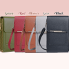 Women Bags Touch Screen Mobile Phone Bag Leather Wallets Handbag Mini Strap Crossbody Shoulder Bag Small Purse Bag Bolsas