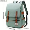 1pc Vintage Nylon Laptop Backpack With USB Charging Port, Slim Tear Resistant Business Backpack For Travel, College, School, Casual Daypack For Men, W