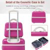 Hardshell Luggage Sets 3 Pieces 20"+28" Luggages and Cosmetic Case Spinner Suitcase with TSA Lock Lightweight