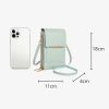 Women Bags Touch Screen Mobile Phone Bag Leather Wallets Handbag Mini Strap Crossbody Shoulder Bag Small Purse Bag Bolsas