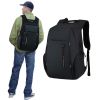 Waterproof Laptop Backpack 17" Travel Rucksack School Bag with USB Charging Port