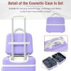 Hardshell Luggage Sets 4 Pieces 20"+24"+28" Luggages and Cosmetic Case Spinner Suitcase with TSA Lock Lightweight