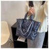 Winter Lightweight Tote Bag Fashion Filled Cotton One Shoulder Women's Bag Puffer Shoulder Bag Pillow Shopper Bag