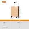 Merax Luggage with TSA Lock Spinner Wheels Hardside Expandable Luggage Travel Suitcase Carry on Luggage ABS 20"