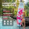 Inflatable Stand Up Paddle Board for Adults with Paddleboard Accessories;  Sup Paddle;  Double Action Hand Pump;  Travel Backpack;  Leash;  Blow Up Su