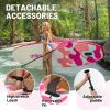 Inflatable Stand Up Paddle Board for Adults with Paddleboard Accessories;  Sup Paddle;  Double Action Hand Pump;  Travel Backpack;  Leash;  Blow Up Su