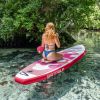 Inflatable Stand Up Paddle Board for Adults with Paddleboard Accessories;  Sup Paddle;  Double Action Hand Pump;  Travel Backpack;  Leash;  Blow Up Su