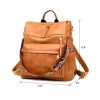 Vintage Women Girls Backpack PU Leather Travel School Bag Shoulder Handbag Purse