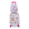 2 PCS Kids Luggage Set, 12" Backpack and 16" Spinner Case with 4 Universal Wheels, Travel Suitcase for Boys Girls