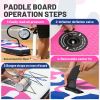Inflatable Stand Up Paddle Board for Adults with Paddleboard Accessories;  Sup Paddle;  Double Action Hand Pump;  Travel Backpack;  Leash;  Blow Up Su