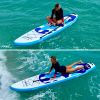 Inflatable Stand Up Paddle Board for Adults with Paddleboard Accessories;  Sup Paddle;  Double Action Hand Pump;  Travel Backpack;  Leash;  Blow Up Su
