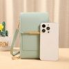 Women Bags Touch Screen Mobile Phone Bag Leather Wallets Handbag Mini Strap Crossbody Shoulder Bag Small Purse Bag Bolsas