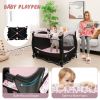 4 in 1 Portable Pack and Play Baby Nursery Center with Bassinet