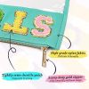 Chenille Letter Clear Bag Purse Multi-purpose Transparent Waterproof Stuff Makeup Tote Bag;  2 Pack Stuff Pouch Varsity Letter Cosmetic Bag;  Toiletry