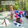 Inflatable Stand Up Paddle Board for Adults with Paddleboard Accessories;  Sup Paddle;  Double Action Hand Pump;  Travel Backpack;  Leash;  Blow Up Su