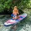 Inflatable Stand Up Paddle Board for Adults with Paddleboard Accessories;  Sup Paddle;  Double Action Hand Pump;  Travel Backpack;  Leash;  Blow Up Su