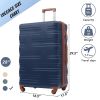 Merax Luggage with TSA Lock Spinner Wheels Hardside Expandable Luggage Travel Suitcase Carry on Luggage ABS 28"