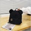 Personalised Bear Backpacks Custom Name Portable Children Travel Shopping Rucksacks Women's Cute Bear Shaped Shoulder Backpack