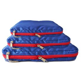 Travel Compression Storage Bag Waterproof Nylon (Option: Blue-Small)