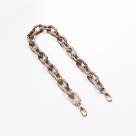 Acrylic Strap Accessories Crossbody Shoulder Bag Chain (Option: Khaki-60cm)