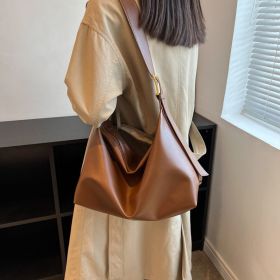 Fashion Autumn Fashion Shoulder Bag Versatile (Color: Brown)
