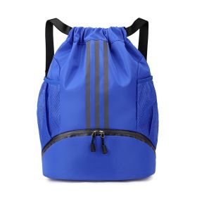 Drawstring Travel Bag Shoulder Unisex Crossbody Bag (Option: Blue-40X16X46cm)