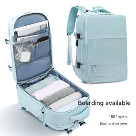 Large Capacity Multifunctional Travel Waterproof Mummy Backpack (Option: 2210 Light Blue)