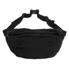 Women's Casual Simple Canvas Bag (Color: Black)
